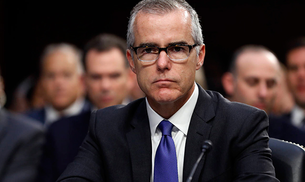 FILE - In this Wednesday, June 7, 2017 file photo, acting FBI Director Andrew McCabe appears before...