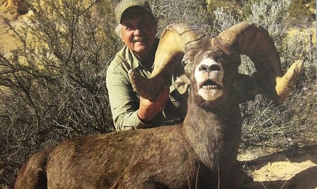 Larry Altimus poses with his illegal kill. (Utah Division of Wildlife Resources Photo)...