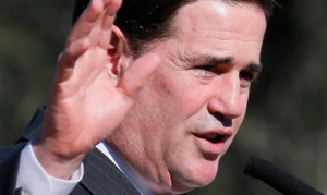 Gov. Ducey promises teachers on walkout day he's working on raise