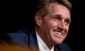 Sen. Jeff Flake calls upon members of Congress to stand up to Trump