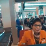Hindi flight attendant