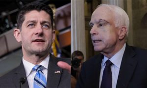 Ryan criticizes McCain for dramatic 'no' vote on Obamacare repeal