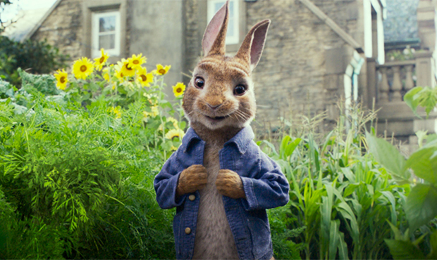 Peter Rabbit (James Corden) in “Peter Rabbit." (Sony Pictures)...
