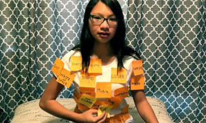 Arizona girl's anti-bullying video using Post-It notes goes viral