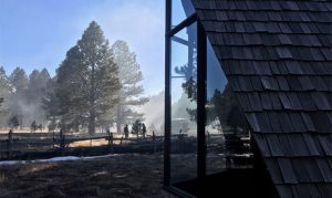 300-plus acre wildfire in northern Arizona caused by crashed drone