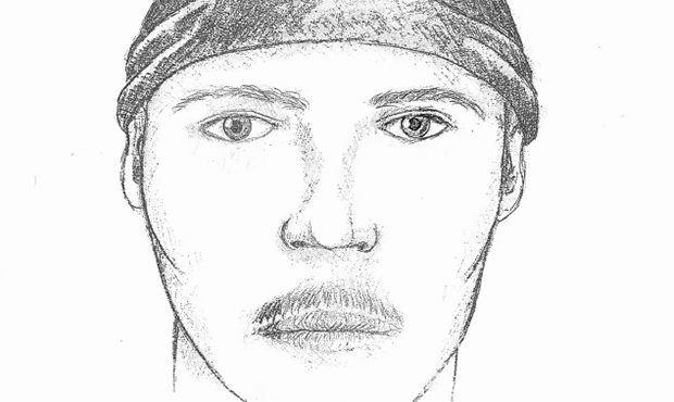 A composite sketch of the suspect is shown. (Glendale Police Department Photo)...