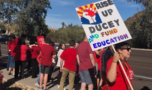 Arizona teachers charge ahead with statewide Red For Ed movement