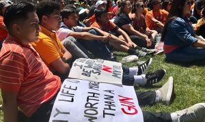 Students from Arizona protest gun violence at state Capitol