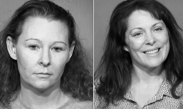 Jolene E. Houchens, left, and Melissa M. Pavey are accused of performing unlicensed dental procedur...