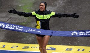 Former ASU runner Desiree Linden wins Boston Marathon