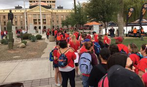 Teachers spend fifth day of walkout at Arizona Capitol, wait for budget news