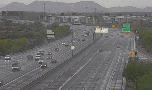 Rain cools off Phoenix area, higher elevations get snow