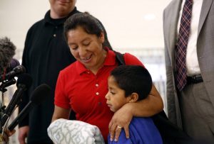 Mother who sued over separation in Arizona reunited with son