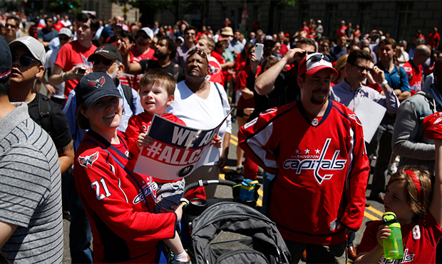 Tens of thousands of Washingon Capitals fans turned out to celebrate the team’s Stanley Cup win, ...