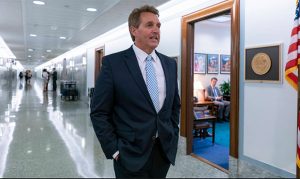 Flake meets with heads of MSNBC, CNN, sparking rumors of pundit gig