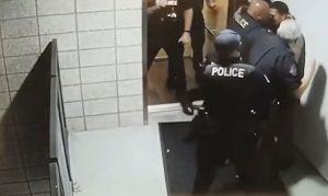 4 Mesa police officers placed on leave after video shows them punching man