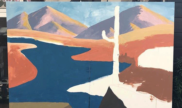 Mural started by Rita Goldner. (Facebook Photo/Desert Ridge Marketplace)...