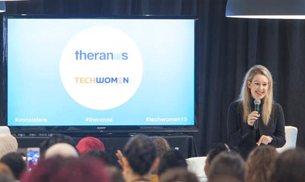 Theranos founder Elizabeth Holmes. (Twitter Photo/@theranos)...