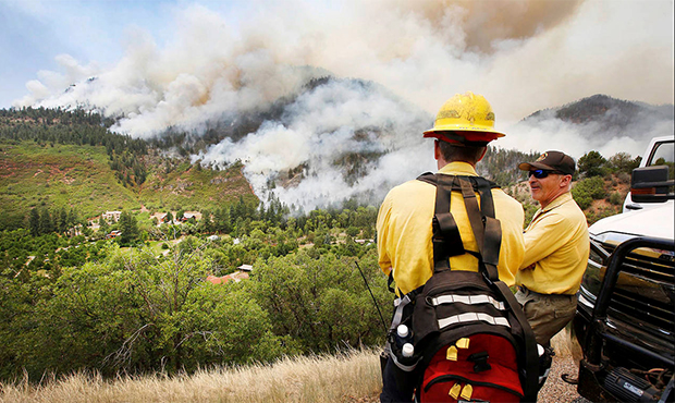 (Jerry McBride /The Durango Herald via AP)...