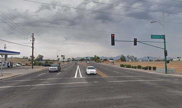 The area near McDowell Road and 67th Avenue where the crash occured.(Google Maps Screenshot)...