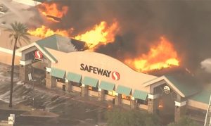 Store destroyed but no one injured in massive Safeway fire in Phoenix