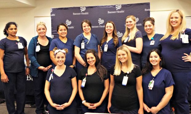 Back Row L to R: Teresa Raison, Jolene Garrow, Mary Ann Rosete, Jessica, Paige Packard, Keegan Lacy...