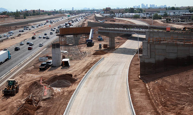 Final stretch of new Interstate 10 access roads in west