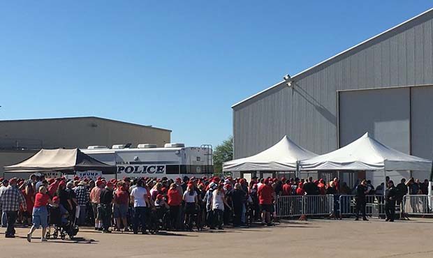 Related What you can and can't bring to see President Trump at Mesa rallyPresident Donald Trum...