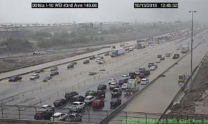 Interstate 10 closed at 43rd Avenue due to floods despite lifted lane closure