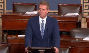 Flake links Trump's attacks on press to apparent murder of Saudi journalist