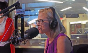 Senate candidate Kyrsten Sinema won't say she's proud of Democrats
