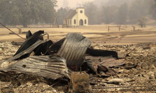 FILE - This Friday, Nov. 9, 2018 file photo shows Paramount Ranch, a frontier western town built as...