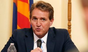 Arizona Sen. Jeff Flake calls troops' border deployment a 'stunt'