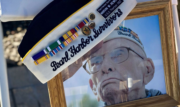 Pearl Harbor survivor Marvin Rewerts died in November, but he wasn't forgotten at the  Pearl Harbor...
