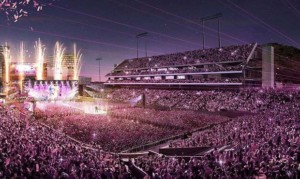 Three musical performances are coming to Sun Devil Stadium deck