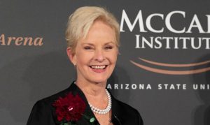 Cindy McCain says she witnessed human trafficking at Phoenix airport