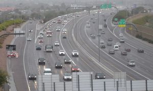 Rain blotches Phoenix area, more to come, maybe even snow dust