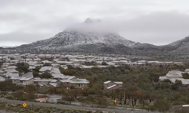 View from Anthem. (Twitter Photo/@ArizonaDOT)...