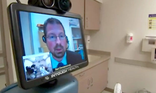 Dr. Bart Demaerschalk, a neurologist at the Mayo Clinic in Phoenix, says telemedicine can reduce co...