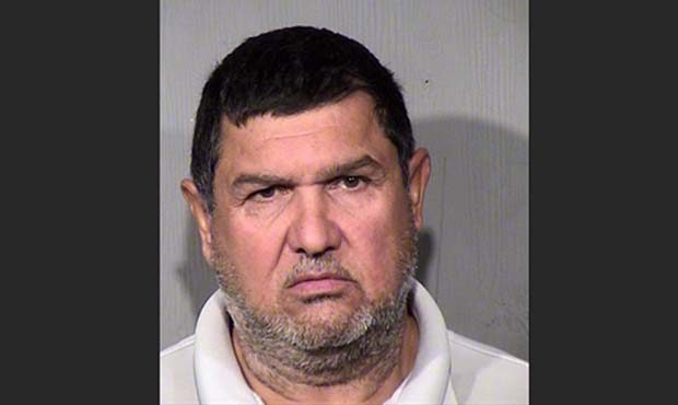 Abbas Shemisawi mugshot (Maricopa County Sheriff's Office Photo)...