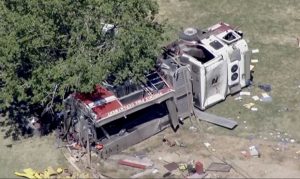 3 dead, 3 firefighters injured after collision involving Phoenix fire engine