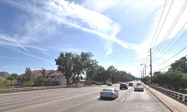 Shea Boulevard over Indian Bend Wash (Google Maps Photo)...