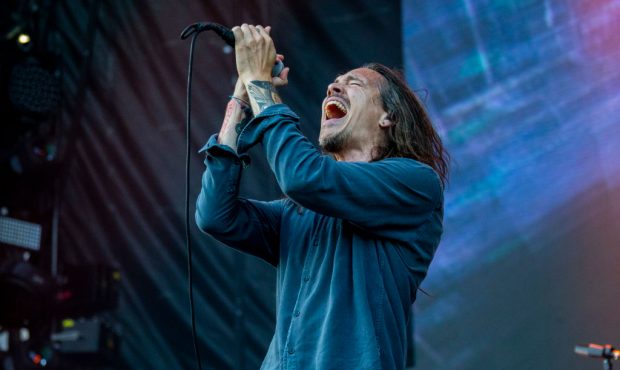 ATLANTA, GEORGIA - MAY 03:  Brandon Boyd of Incubus performs during day 1 of Shaky Knees Music Fest...