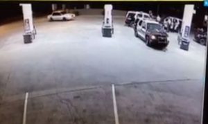 Caught on video: Mesa officer, 2 MCSO deputies rammed by car