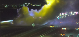 Smoke from car fire closes Interstate 10 west of Phoenix