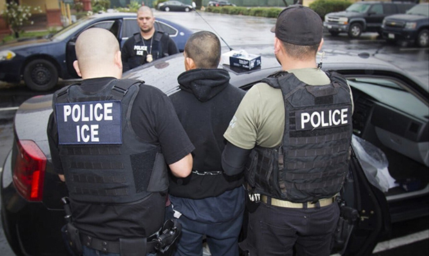 U.S. Immigration and Customs Enforcement Photo via AP)...