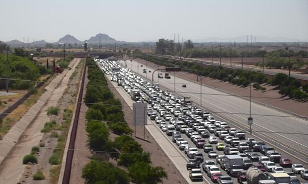 (Arizona Department of Transportation Traffic Camera)...