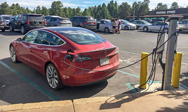 There are six new charging stations available at Grand Canyon National Park, and an additional five...