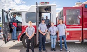 City of Surprise fire department donates engine to local high school