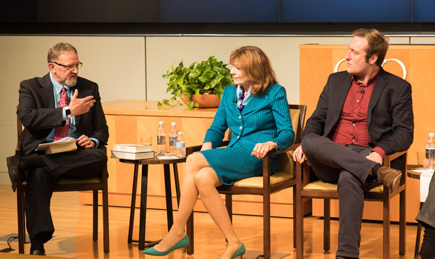 The Cato Institute’s Patrick Eddington asks ASU Professor Marianne Jennings about corporate whist...